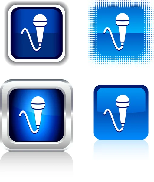 Mic icons. — Stock Vector
