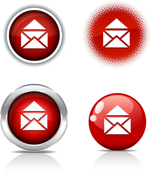 Boutons E-mail . — Image vectorielle