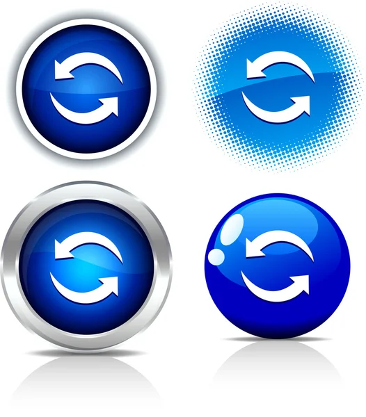 Refresh buttons. — Stock Vector