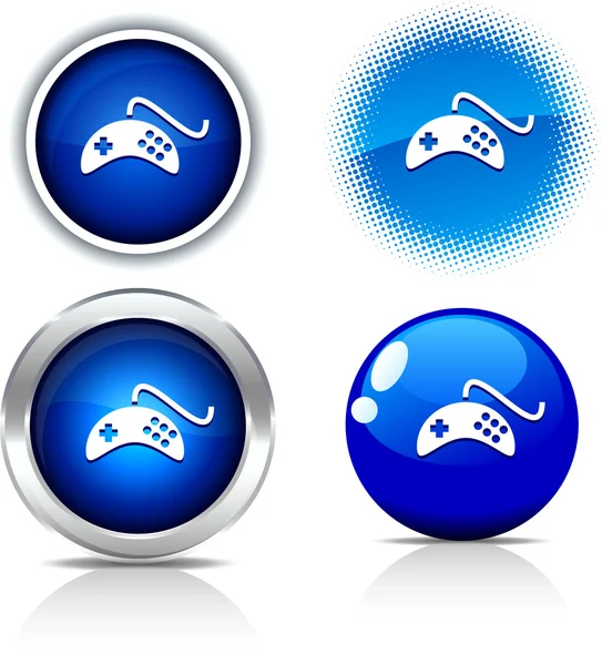 Gamepad buttons. — Stock Vector