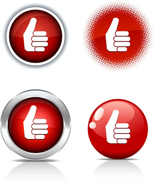 Good buttons. — Stock Vector