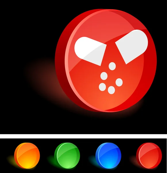 Pill Icon. — Stock Vector