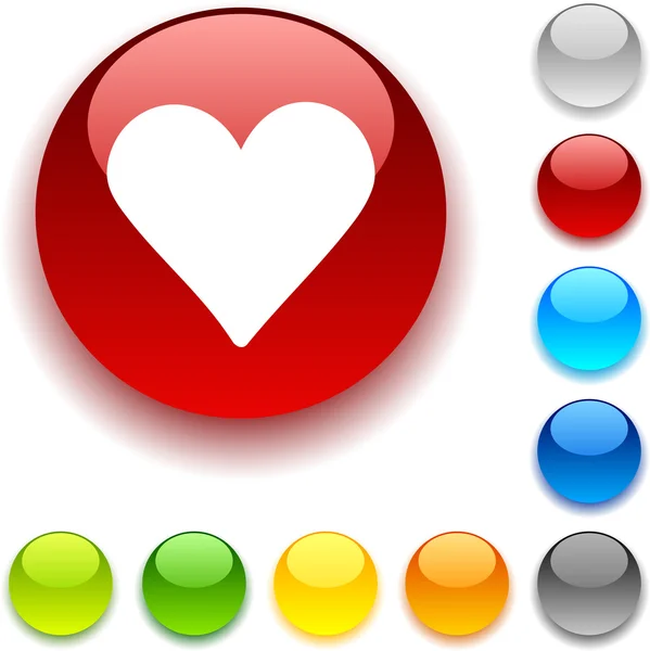 Love button. — Stock Vector