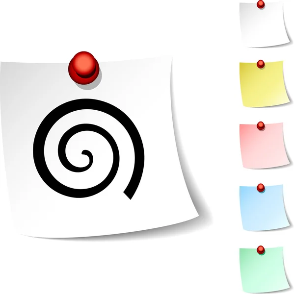 Swirl pictogram. — Stockvector