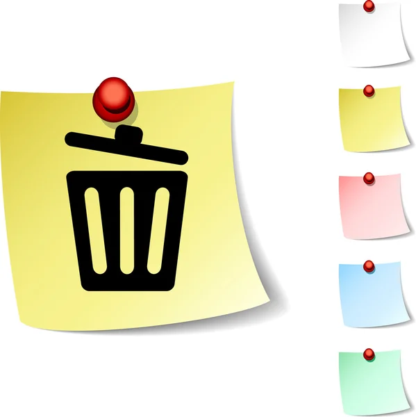 Recycle bin icon. — Stock Vector