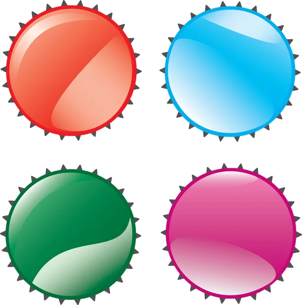 Color lids — Stock Vector