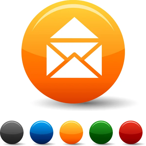 Iconos de correo electrónico . — Vector de stock