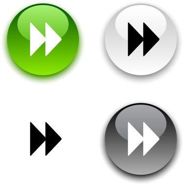 Forward button. clipart