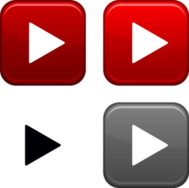 Play button. clipart