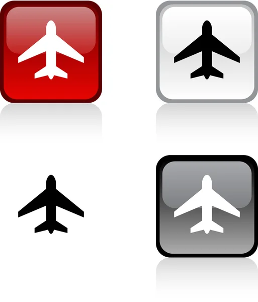 Aircraft button. — Διανυσματικό Αρχείο