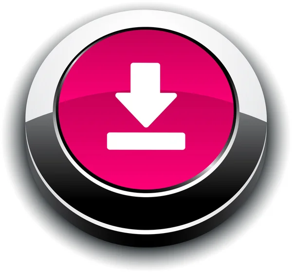Télécharger bouton rond 3d . — Image vectorielle