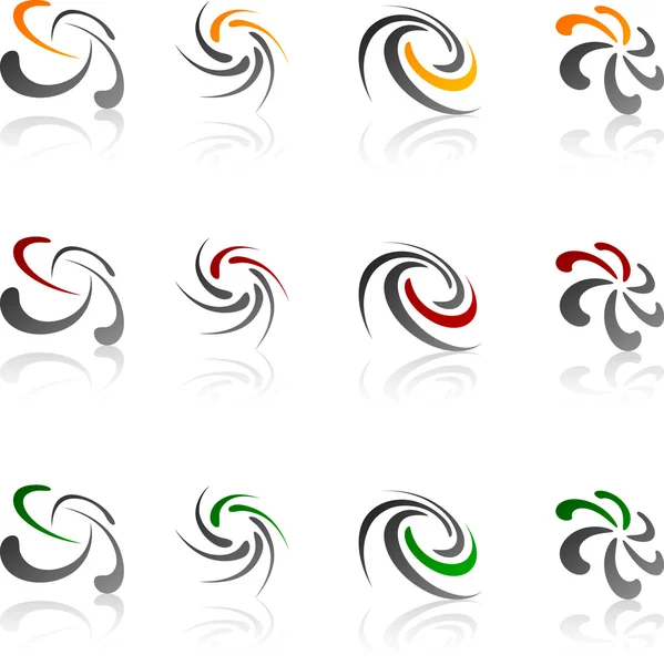 Ensemble de symboles de l'entreprise . — Image vectorielle