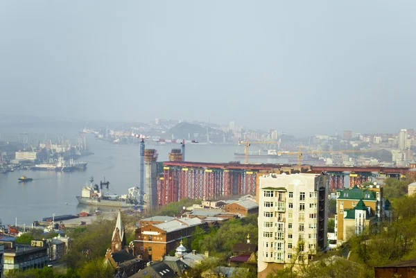 Mattina in un porto. Vladivostok — Foto Stock