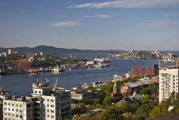 Mattina in un porto. Vladivostok — Foto Stock