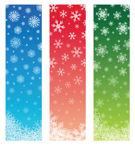Bandeiras de Natal — Vetor de Stock
