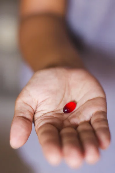 stock image Pill on hand