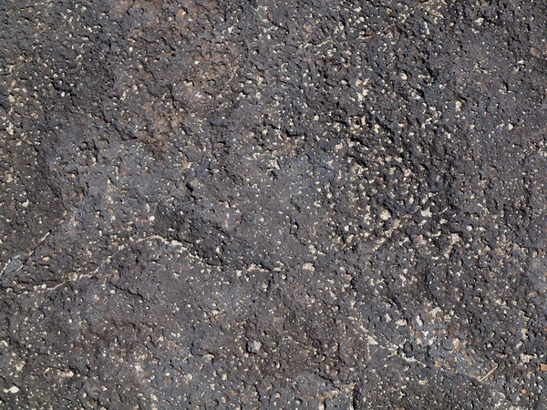 有位沙在顶部在瓦胡岛上的岩浆岩 — 图库照片