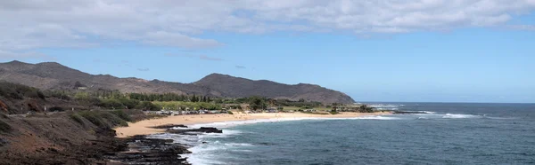 Sandy Beach Panoramic — Stock Photo, Image