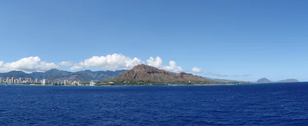 Diamondhead i południowym wybrzeżu Oahu — Zdjęcie stockowe