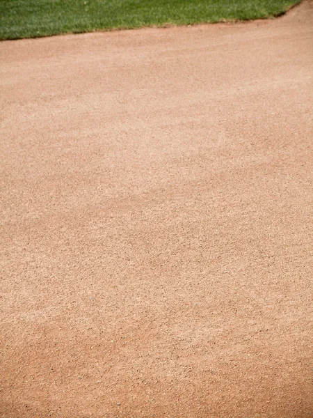 Beyzbol uyarı parça kir alan — Stok fotoğraf