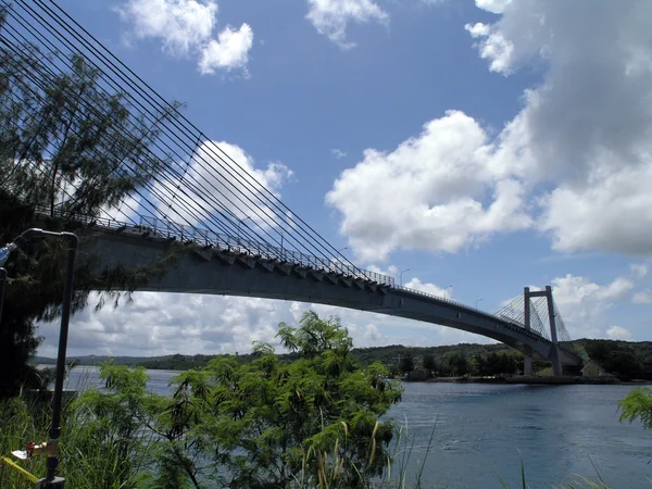 Koror Babeldaob Bridge Palau Koror Babeldaob Bridge Bridge Palau Connects — Stock Photo, Image