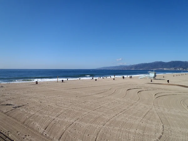 Praia de Santa Monica Los Angeles Califórnia . — Fotografia de Stock