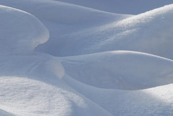 Formas de neve — Fotografia de Stock