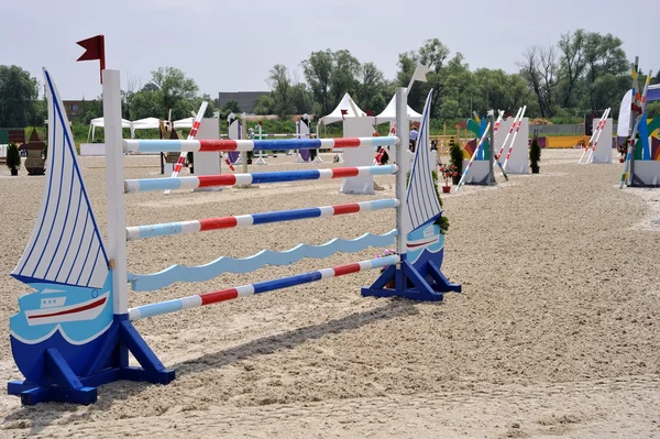Obstáculos para cavalos — Fotografia de Stock