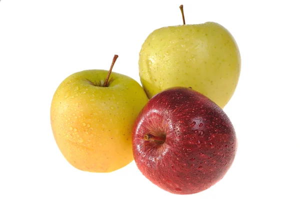 stock image Yellow and red apple