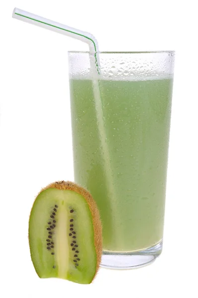 Kiwi copo de suco — Fotografia de Stock