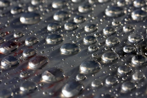 Water Drops Selective Focus — Stock Photo, Image