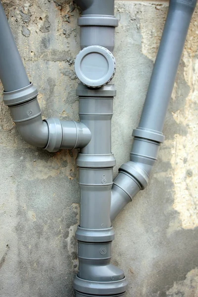 Verlegung Von Wasserleitungen — Stockfoto