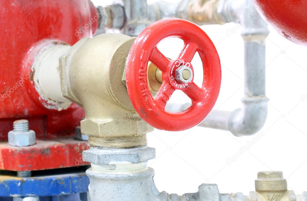 Red water valve