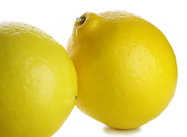 Лимоны Изолированы Белом Фоне — стоковое фото