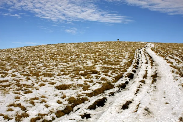 stock image Mountian road to peak