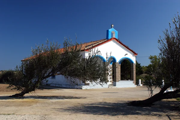 Церква поблизу Kotsinas — стокове фото