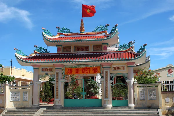 Portale della cappella vietnamita Fotografia Stock
