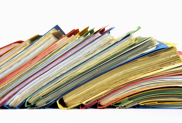 Разноцветные файлы и папки
