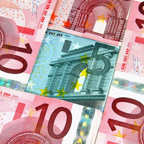 Euró pénznem — Stock Fotó
