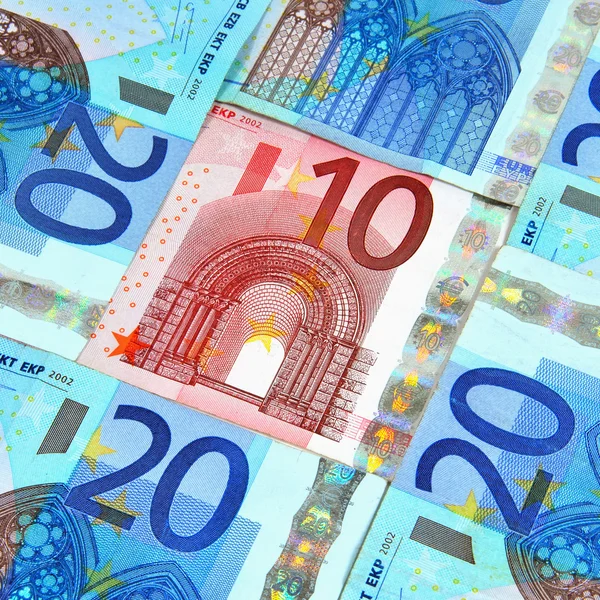 Валюта євро — стокове фото