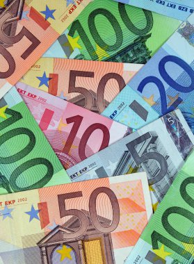Euro Banknotes clipart