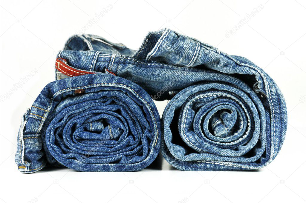 Rolled up Jeans
