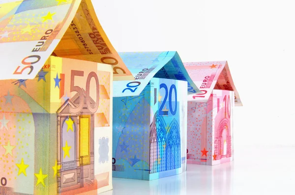 Euro-Häuser — Stockfoto