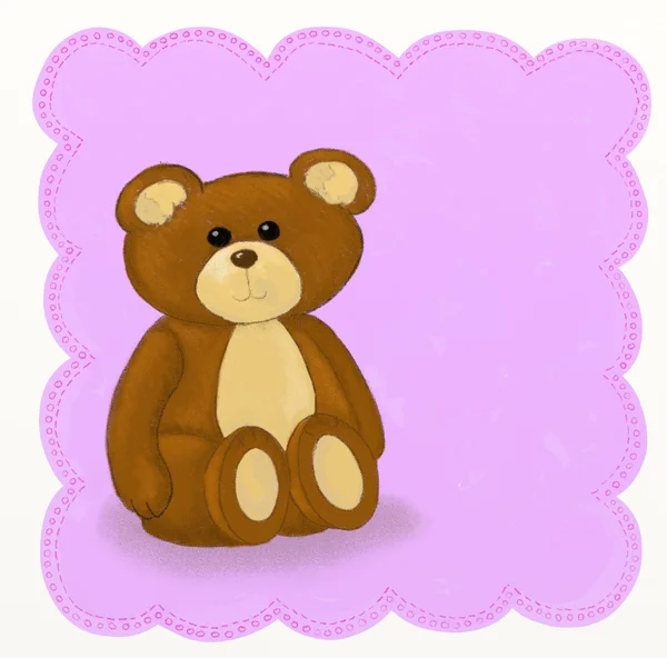 Тедді ведмідь - Дитячий стиль — стокове фото
