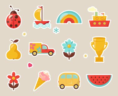 Baby icon set clipart