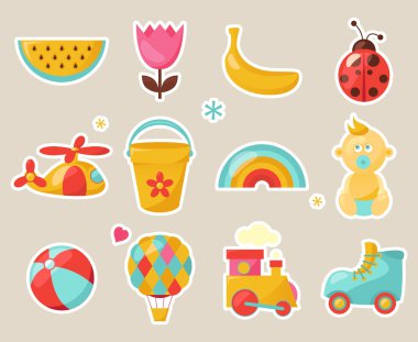 Baby icons clipart