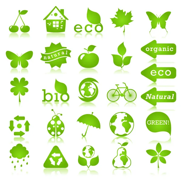 Ecology design elements — Stok Vektör