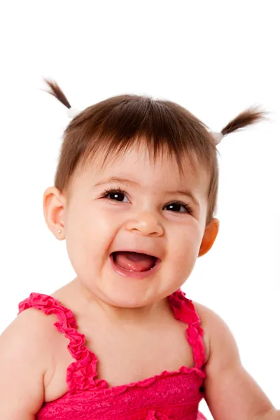 Ευτυχισμένο μωρό γέλιο — Φωτογραφία Αρχείου