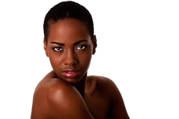 Afrikaanse schoonheid gezicht — Stockfoto
