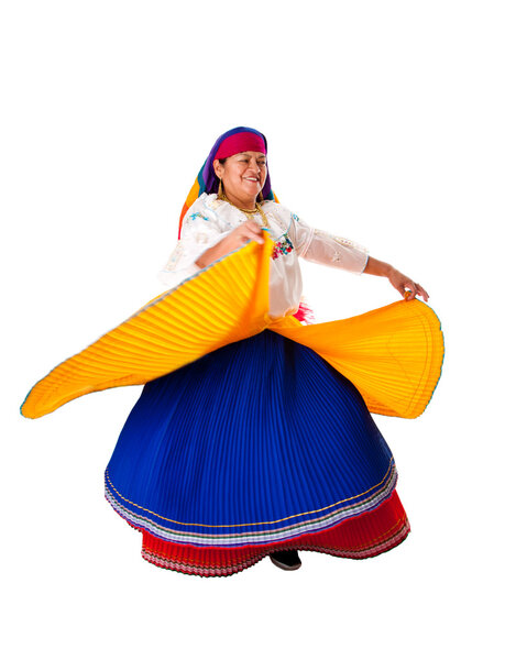 Dancing Latin Gypsy woman